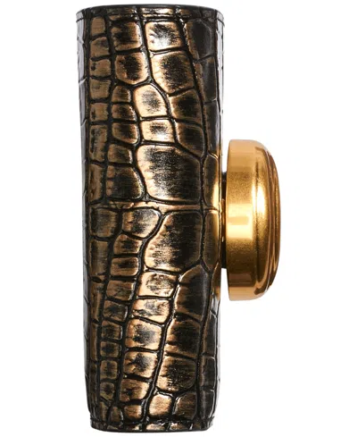 Donna Karan Women's Valley Stream Metallic Croco Small Wallet In Brown