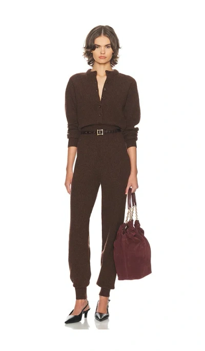 Helsa Aubrielle Jumpsuit In Brown