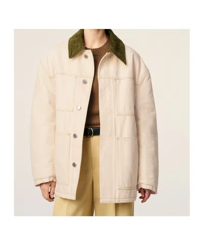 Ami Alexandre Mattiussi Ami Paris 'worker' Jacket In White