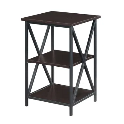 Convenience Concepts Tucson End Table With Shelves, R4-0547