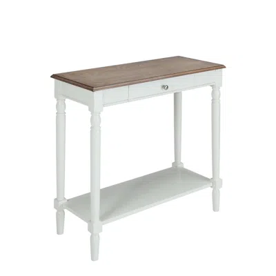 Convience Concept French Country Hall Table With Drawer And Shelf