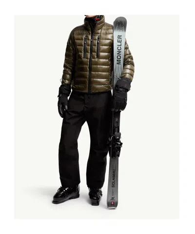 Moncler Grenoble Hers Packable Down Ski Jacket In Green