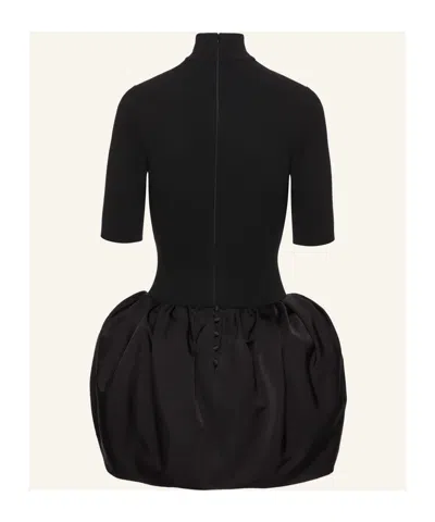 Magda Butrym Mini Dress With Balloon Skirt In Black