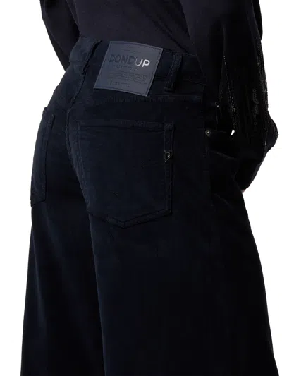 Dondup Corduroy Trousers In Black