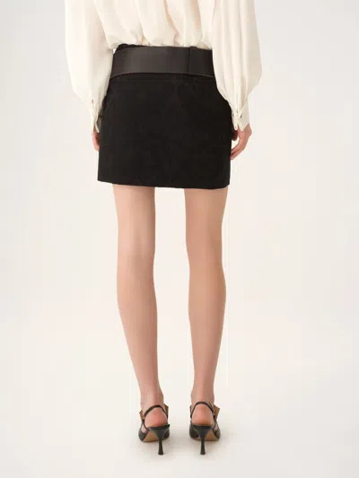 Chloé Damask-pattern Skirt In Black