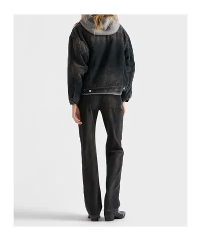 Prada Corduroy Five-pocket Pants In Black