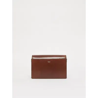 Max Mara Structured Shoulder Bag Top Handle Design In Brown