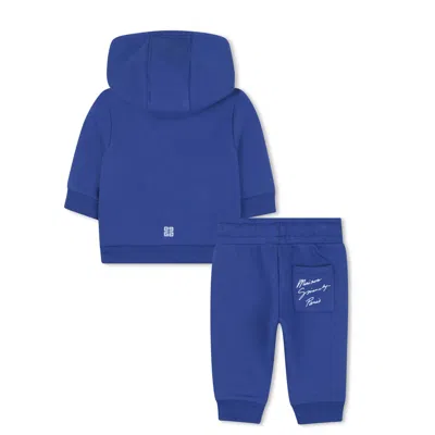 Givenchy 2 Piece Set With Logo In Blue