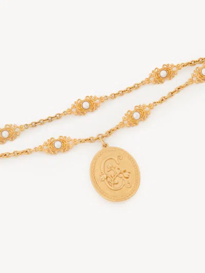 Chloé The Château Treasures Bracelet Gold Size Onesize 100% Brass In Gold