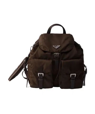 Prada Medium Re-nylon Backpack With Pouch Bags