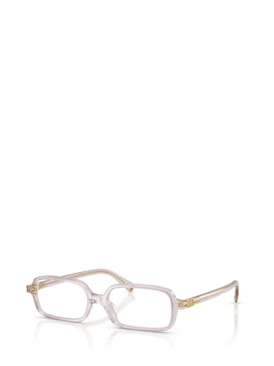 Miu Miu Full-frame Plain Mirror In Neutral