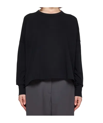 Studio Nicholson Women's Crew Neck Long Sleeve T-shirt In Black