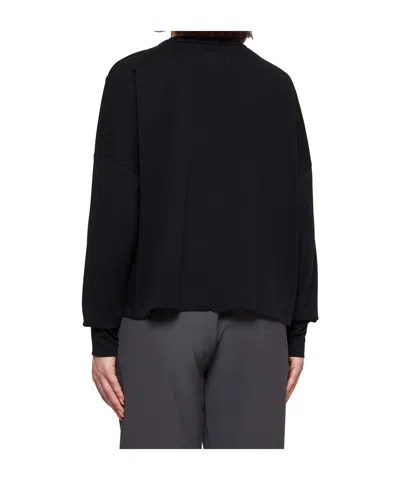 Studio Nicholson Women's Crew Neck Long Sleeve T-shirt In Black