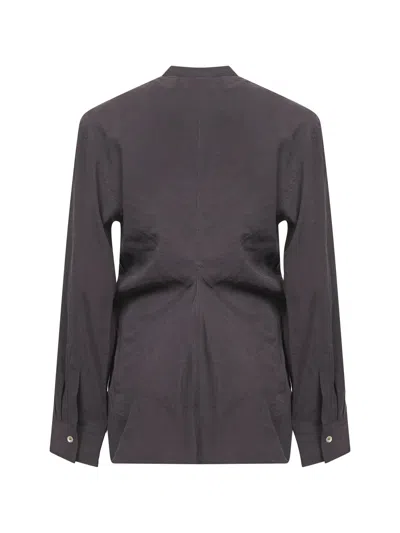 Studio Nicholson Long Sleeve Shirt In Black