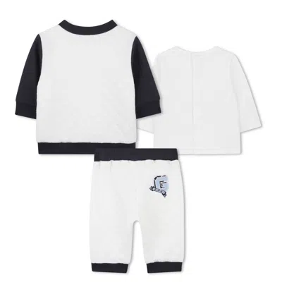 Givenchy Quilted Jacket And Trousers Set In White