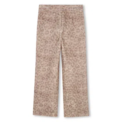 Chloé Leopard-print Trousers In Brown