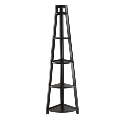 Winsome Wood Adam 5-tier A-frame Corner Shelf
