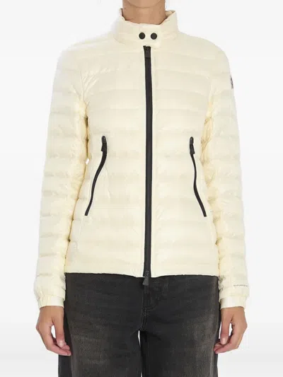 Moncler Grenoble Ivory Nylon Walibi Down Jacket In White