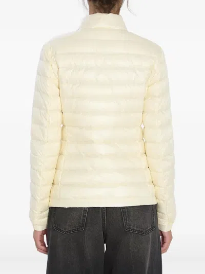 Moncler Grenoble Ivory Nylon Walibi Down Jacket In White
