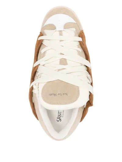 Santha Panelled Sneakers In Neutral