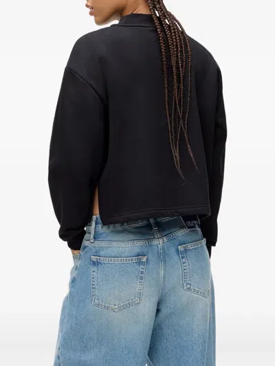 Karl Lagerfeld Jeans Eclipse Logo Sweatshirt In Black