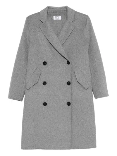 Betta Corradi Abric Coat In Gray