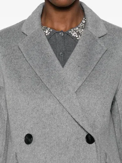 Betta Corradi Abric Coat In Gray