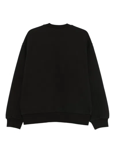 Carhartt Detroit Cotton Blend Sweatshirt In Black