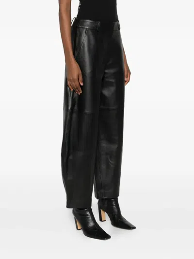 Co Collection Panelled Trousers In Black