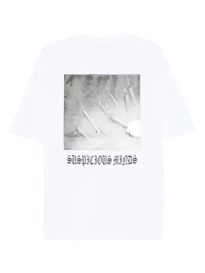 032c Candle Dinner Graphic-print T-shirt In White