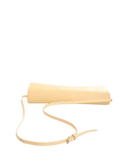 Pre-owned Louis Vuitton 2000 Epi Honfleur Shoulder Bag In Yellow