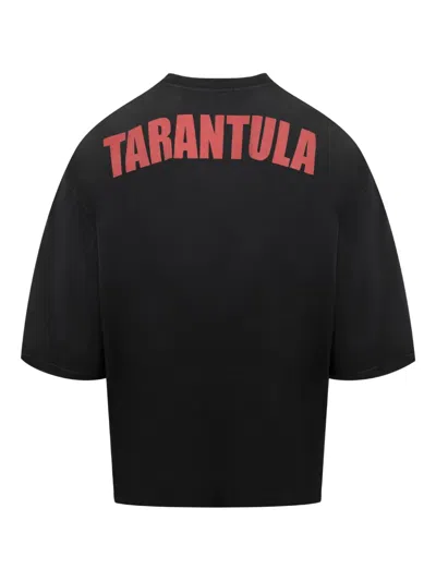 Willy Chavarria Slate Cotton Tarantula Buffalo Oversize T-shirt In Black
