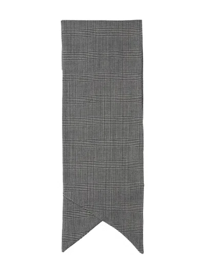 格纹围巾