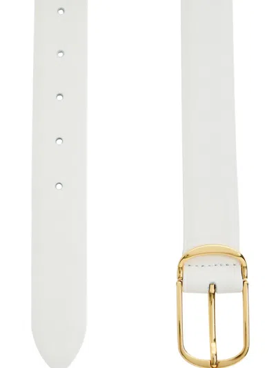 Anderson's Leather Belt In White