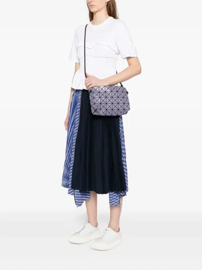 Bao Bao Issey Miyake Loop Matte Crossbody Bag In Purple