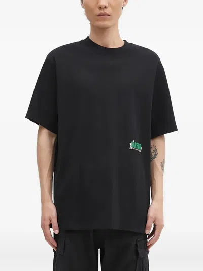 Barbour Graphic-print T-shirt In Black