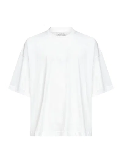 Studio Nicholson White Cotton Piu Over Shirt In White