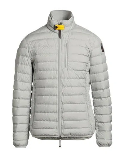 Parajumpers Man Puffer Light Grey Size L Polyester In Gray