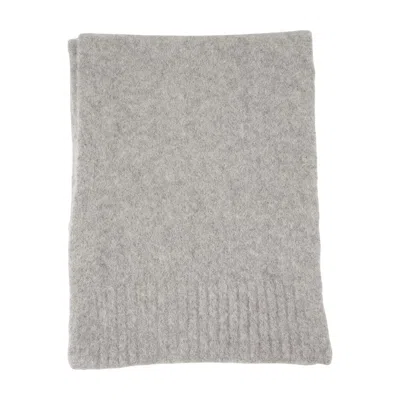 Samsoe & Samsoe Sajeanne Scarf Samsoe Samsoe Wool Grey In Gray
