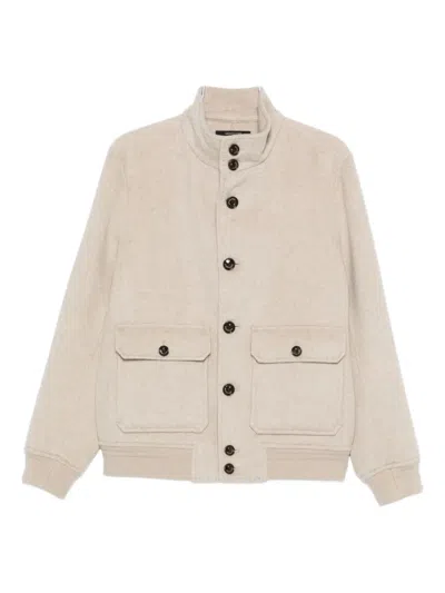 羊绒飞行员夹克
