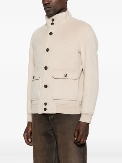 羊绒飞行员夹克