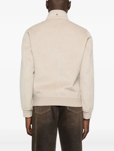 羊绒飞行员夹克