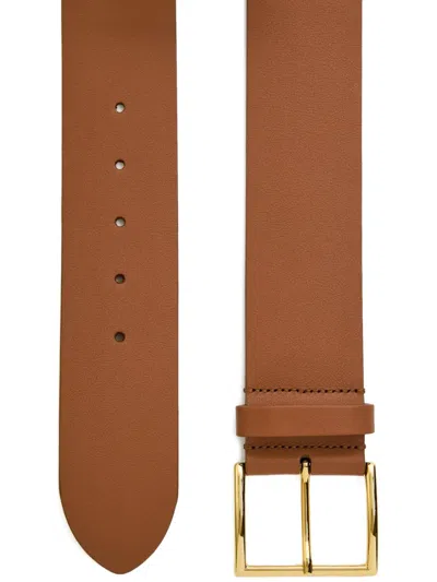 Anderson's Leather Belt In Brown