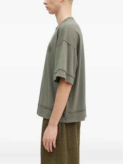 Alpha Industries Open Edge Embroidered T-shirt In Green
