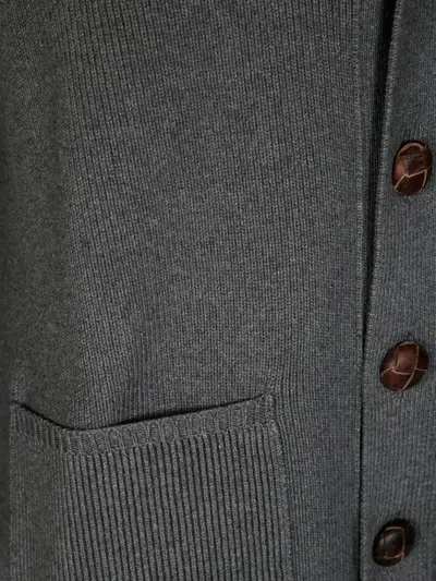 Golden Goose Darnelle Basic Cardigan In Gray