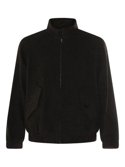 Auralee Giacche Gray Brown Hairline In Multi