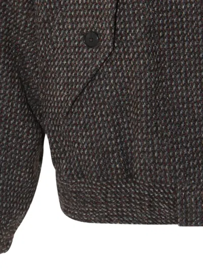 Auralee Giacche Gray Brown Hairline In Multi