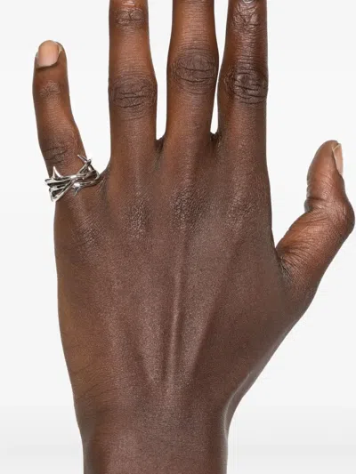 Shaun Leane Rose Thorn Ring In Metallic