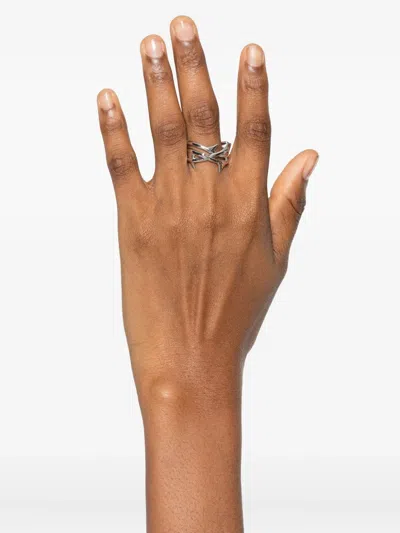 Shaun Leane Rose Thorn Ring In Metallic