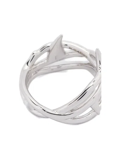 Shaun Leane Rose Thorn Ring In Metallic